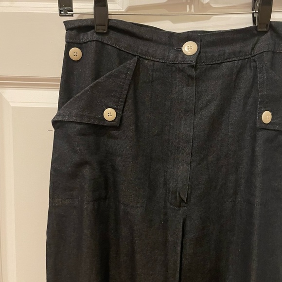 Ilana Kohn Huxie Pants in Denim Size 2 High Waisted Jeans - 100% cotton - Picture 3 of 7